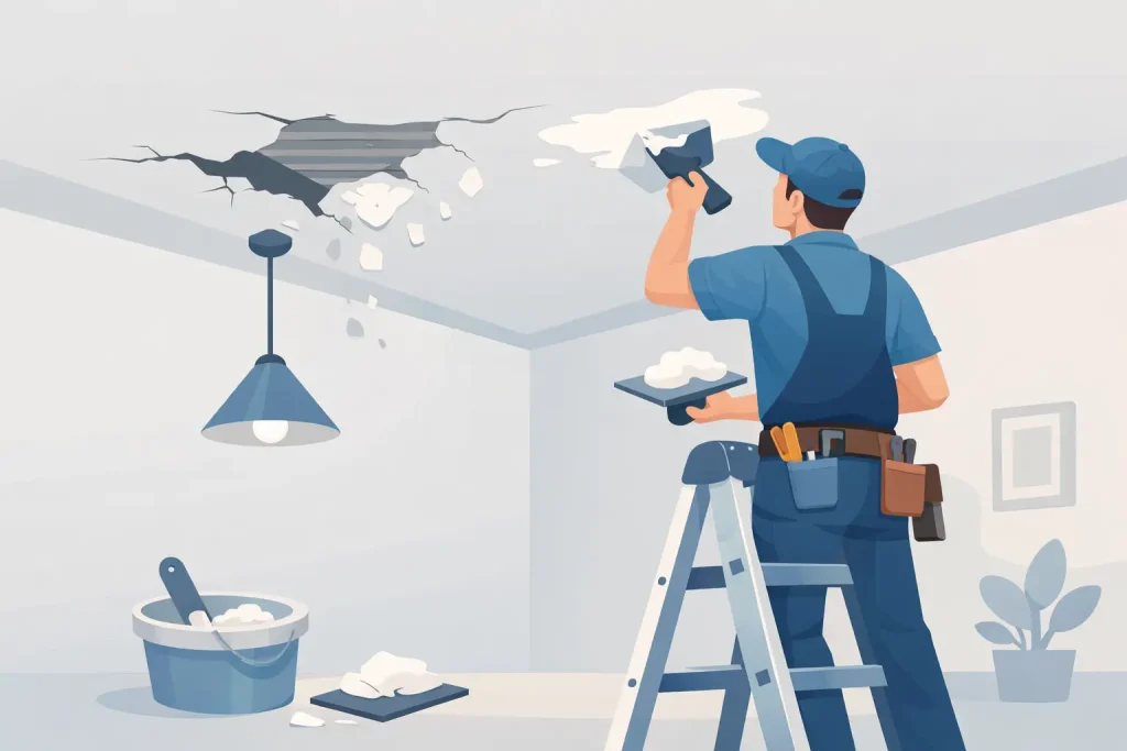 Can a Plaster Ceiling Be Repaired?