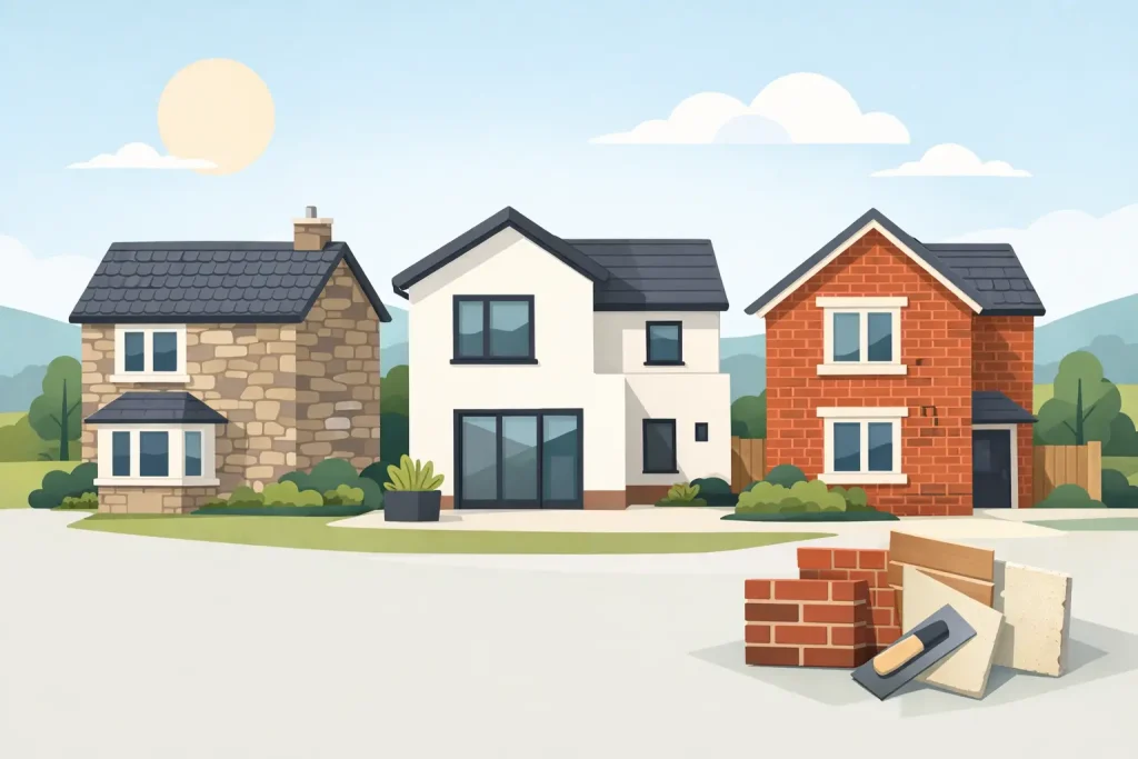 Best Exterior Wall Finish Options for UK Homes