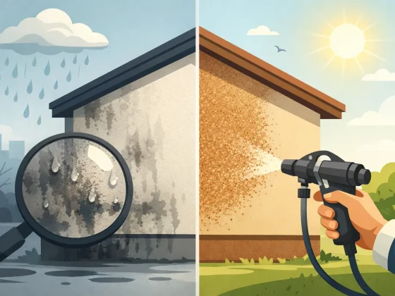 Can Cork Spray Reduce Damp on External Walls?