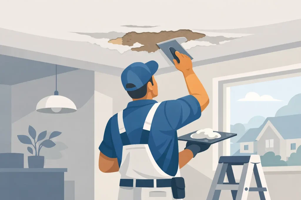 Ceiling Repair Braintree: When to Call a Plasterer