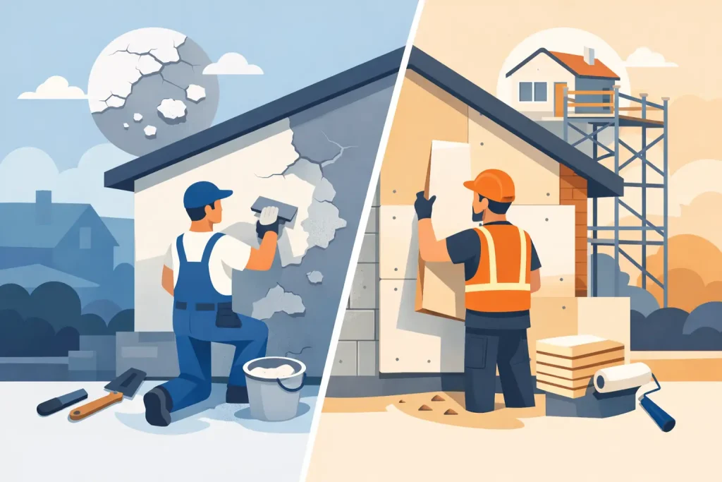 Render Repair vs Replacement: Which Is Right?