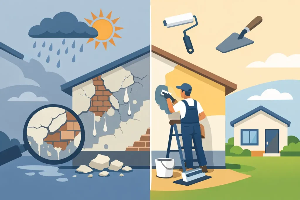 Why Does Exterior Render Fail? Causes and Fixes