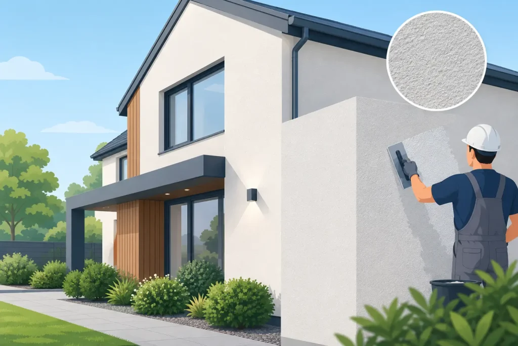 Braintree Exterior Rendering for Lasting Walls