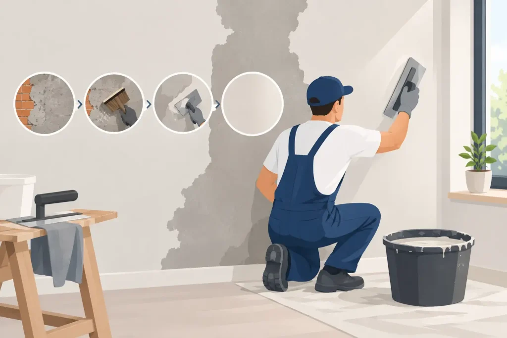 Residential Plastering Process Explained Clearly