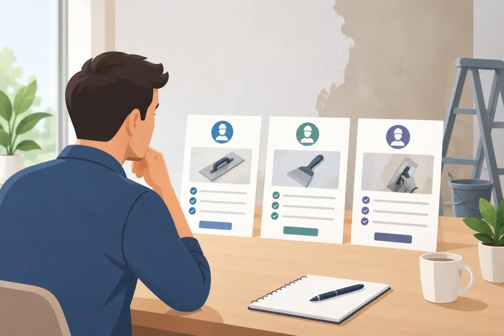 How to Compare Plaster Quotes Before Choosing